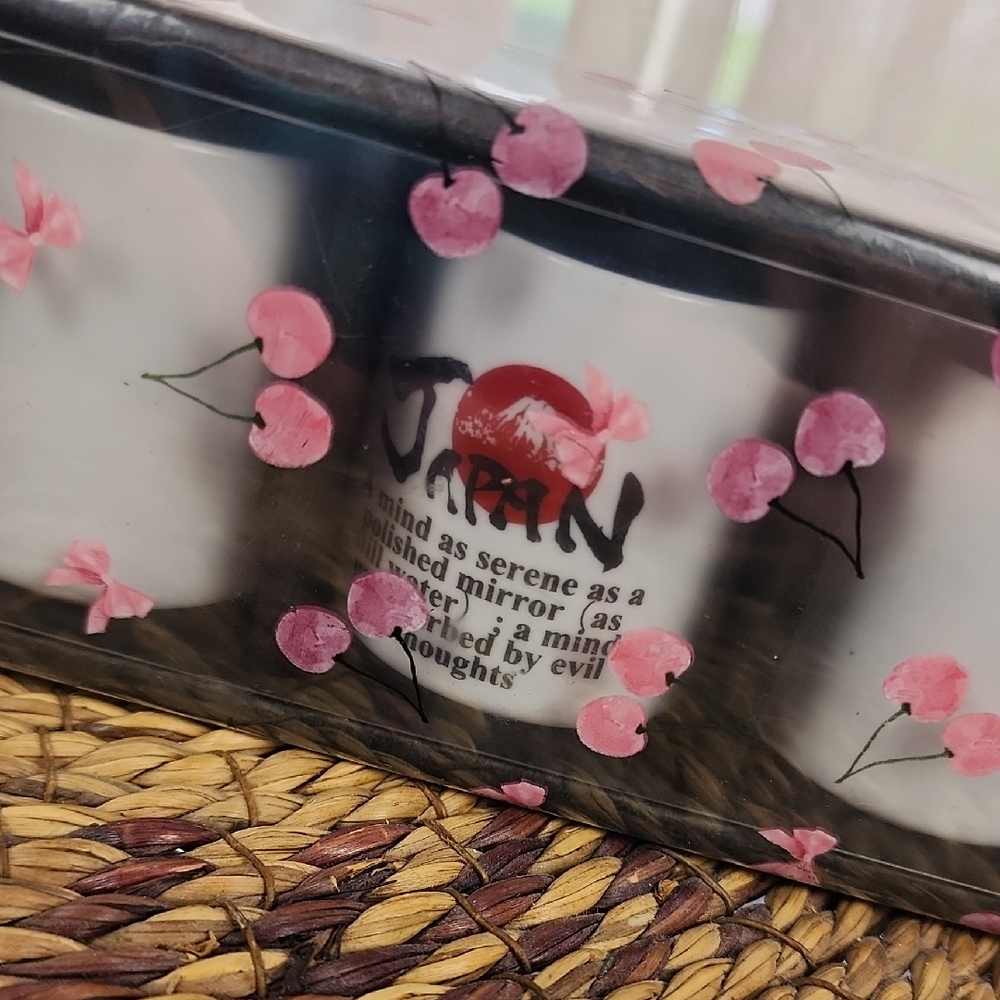 NEW Japanese Tea Or Sake Cup Set Of 5